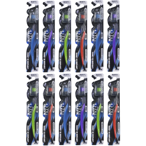 ESCOVA DENTAL ADULTO MÉDIA C/ 12UN  BLACK 4032