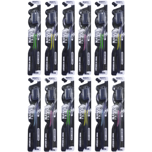 ESCOVA DENTAL ADULTO DURA C/ 12UN  BLACK 4047