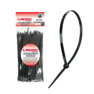 ABRAÇADEIRA DE NYLON - 3.6X150MM C/ 100UN. PRETA - GADAN