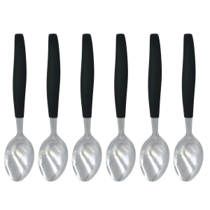 COLHER DE SOBREMESA CABO PLÁSTICO C/ 6 UN. - GADAN