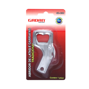 ABRIDOR DE LATAS E GARRAFAS TRADICIONAL - GADAN